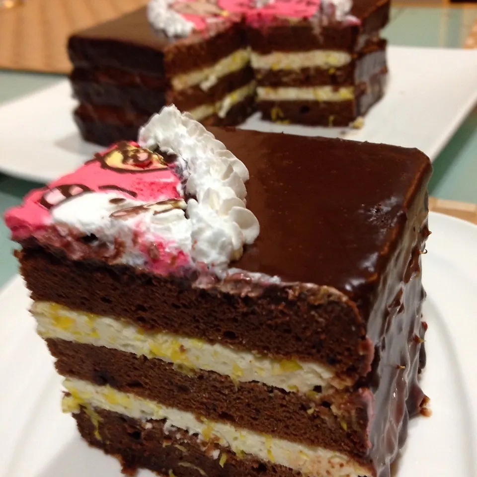 息子の誕生日ケーキ2|ぐぅさん