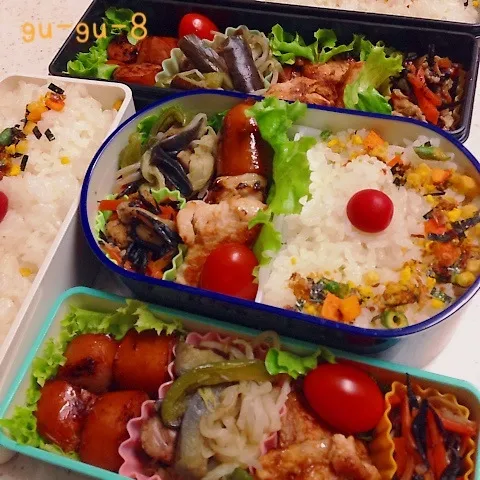 今日のお仕事＆学校弁当♪|ぐぅさん