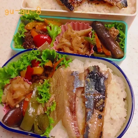 今日のお仕事＆学校弁当♪|ぐぅさん