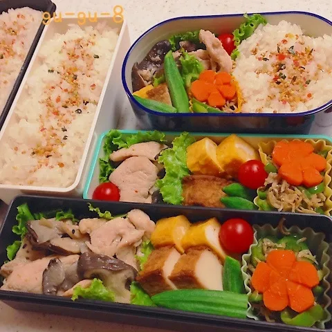 今日のお仕事＆学校弁当♪|ぐぅさん