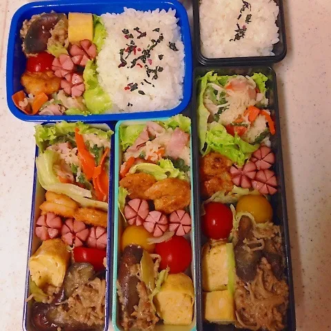 今日のお仕事＆学校＆留守番弁当♪|ぐぅさん