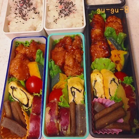 今日のお仕事＆学校弁当♪|ぐぅさん