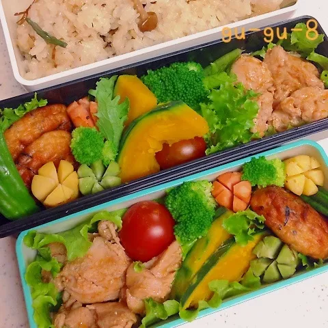 今日のお仕事＆学校弁当♪|ぐぅさん