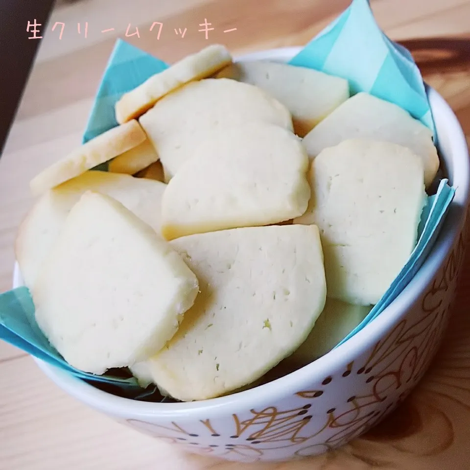 ✳️余った生クリームで♪クッキー🍪✳️|薪clubさん