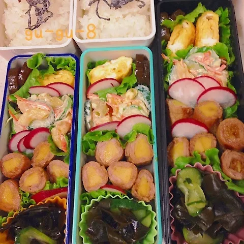 今日のお仕事＆学校弁当♪|ぐぅさん