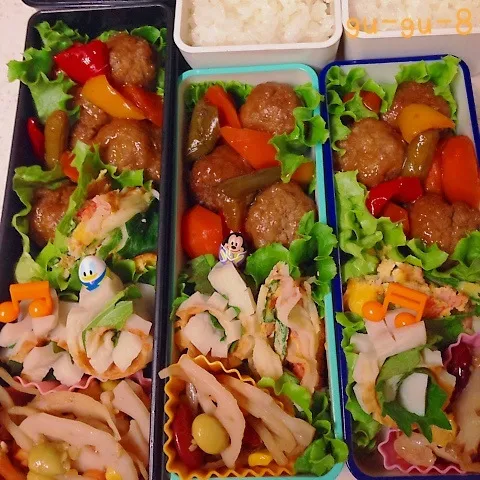 今日のお仕事＆学校弁当♪|ぐぅさん