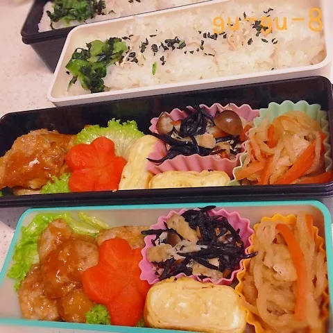 今日のお仕事＆学校弁当♪|ぐぅさん