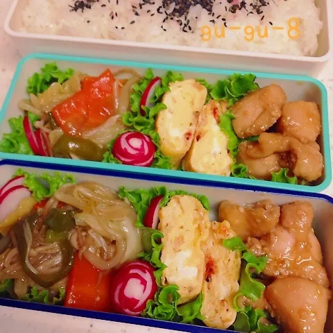 今日のお仕事＆学校弁当♪|ぐぅさん