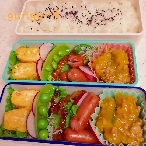 今日のお仕事＆学校弁当♪|ぐぅさん