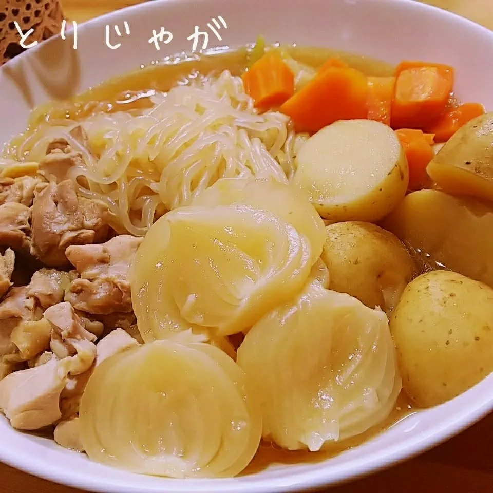 まねっこ♪Y's kitchenさんの新物づくしの肉じゃか|薪clubさん