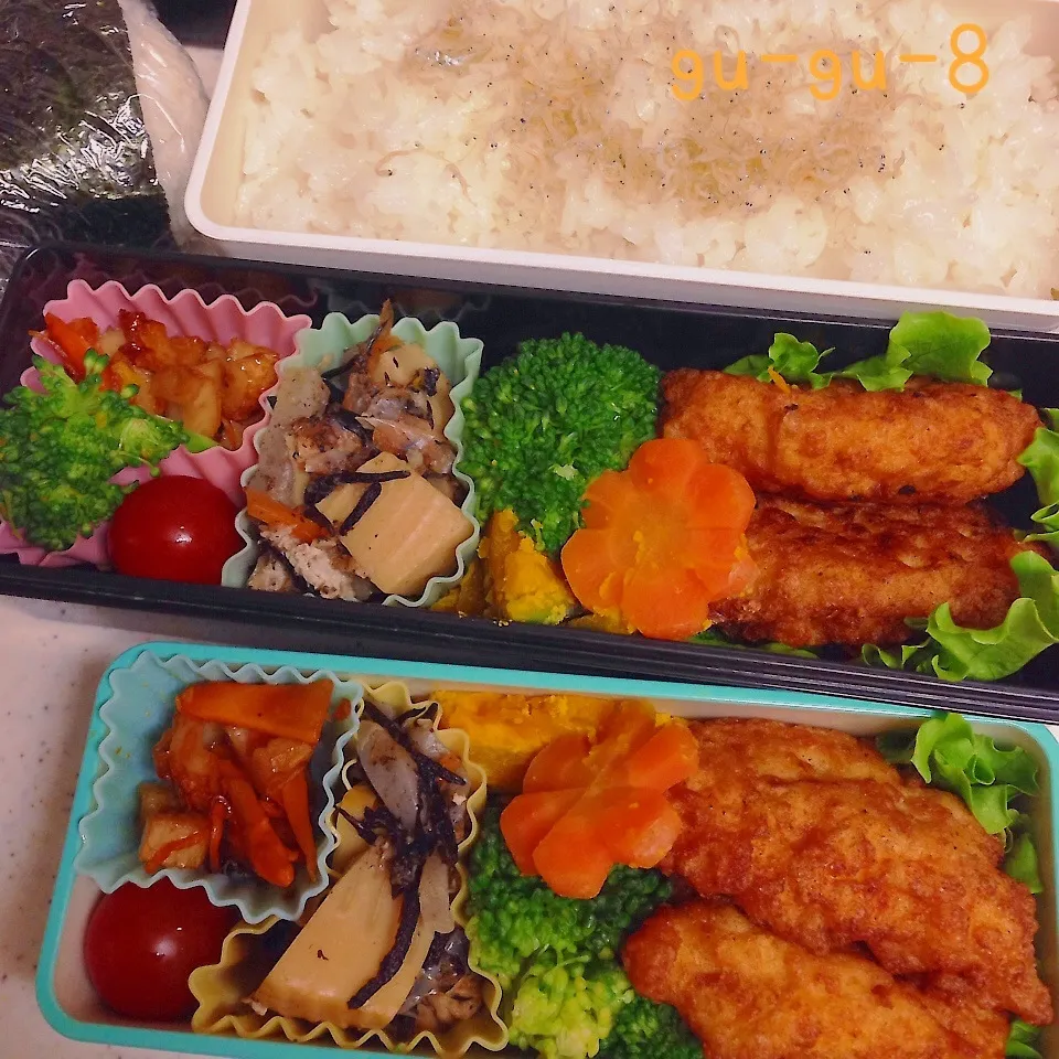 今日のお仕事＆学校弁当♪|ぐぅさん