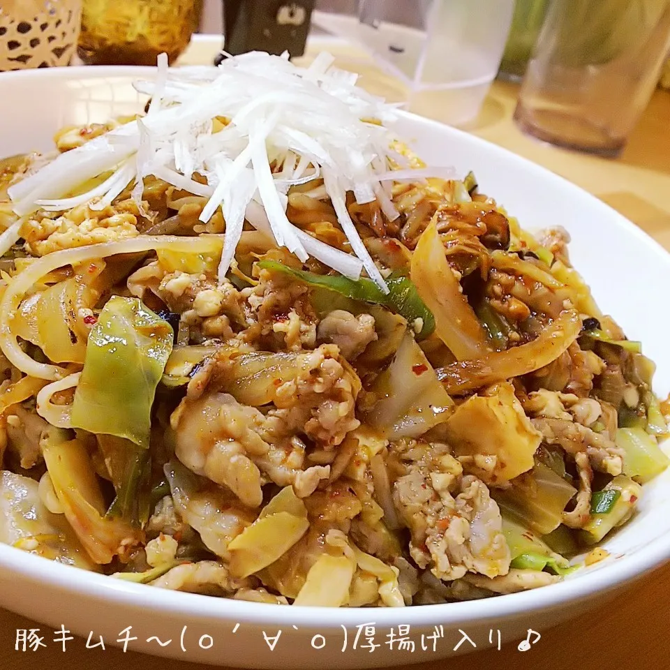 Snapdishの料理写真:ご飯が進む(о´∀`о)✳️豚キムチ～(о´∀`о)✳️|薪clubさん