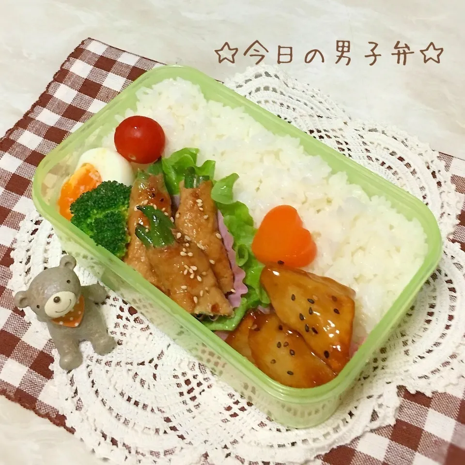 Snapdishの料理写真:高校生男子弁〜♪|りこもとさん