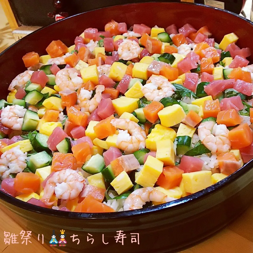 🎎＊3月3日＊ちらし寿司でお祝い＊🎎|薪clubさん