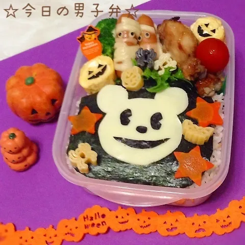 Snapdishの料理写真:高校生男子ハロウィン弁☆|りこもとさん