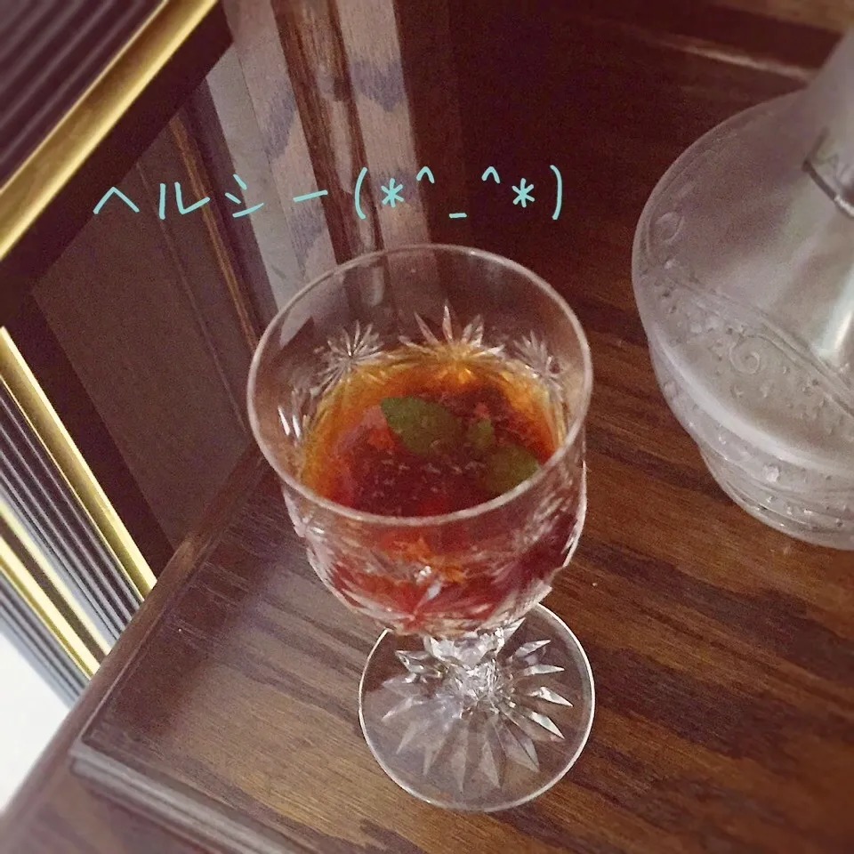 Snapdishの料理写真:ノンアルべに花酒|Tomokoさん