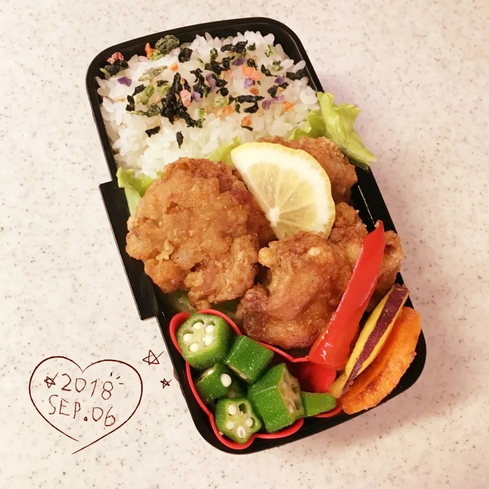 Snapdishの料理写真:高1次男弁当！|がおりんさん