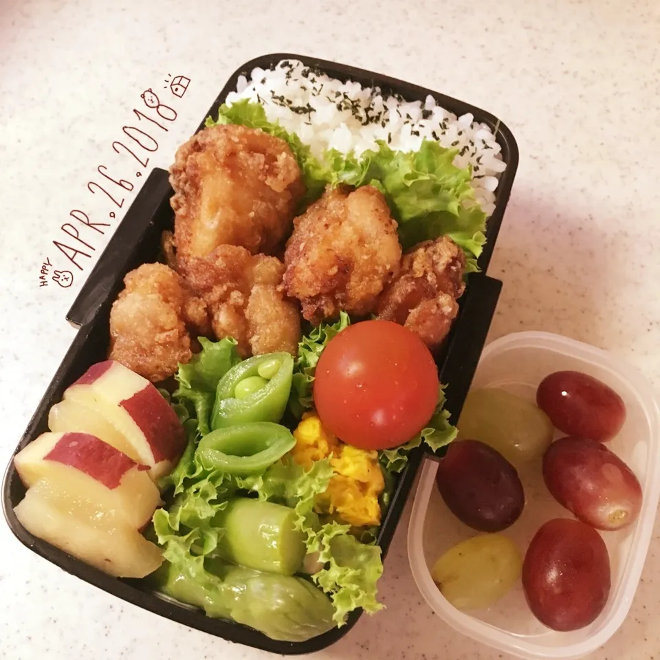 高1次男弁当！|がおりんさん