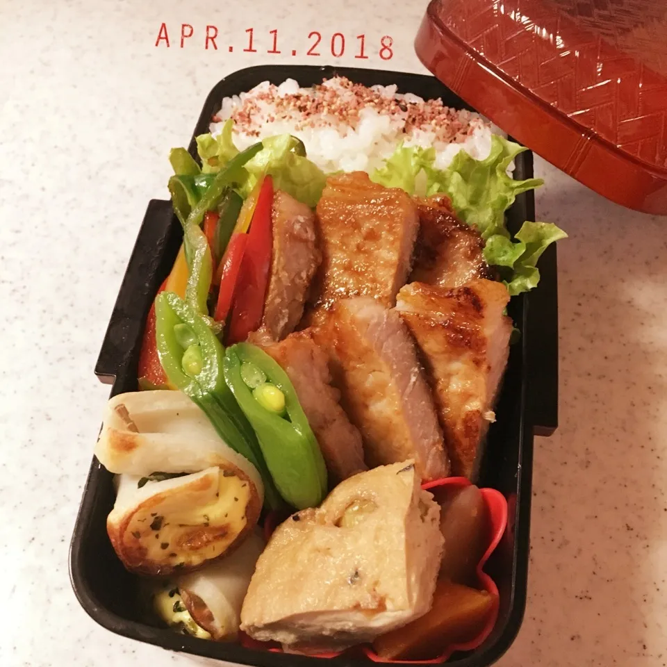 Snapdishの料理写真:高2次男弁当！|がおりんさん