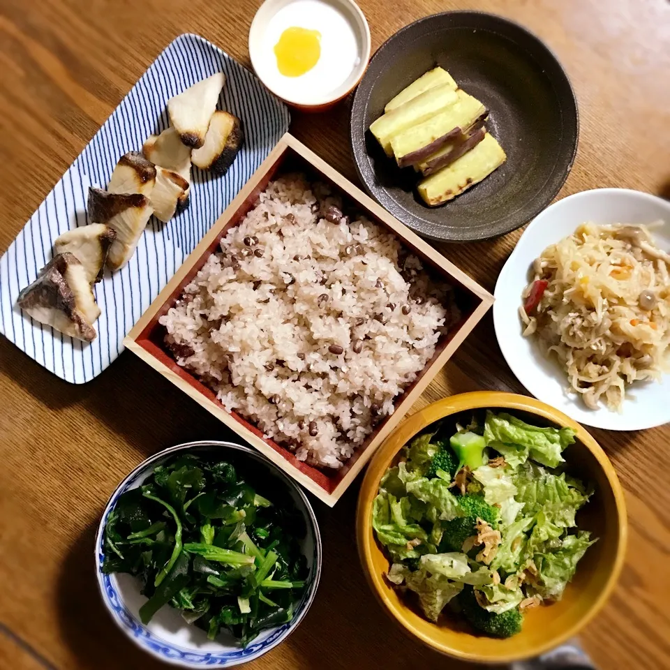 せいろで蒸した「お赤飯」|かずぴょんさん