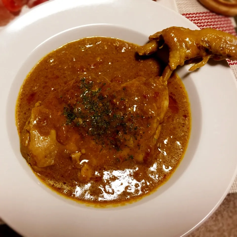 ルー不要のチキンレッグ丸ごとカレー♪|みおさん