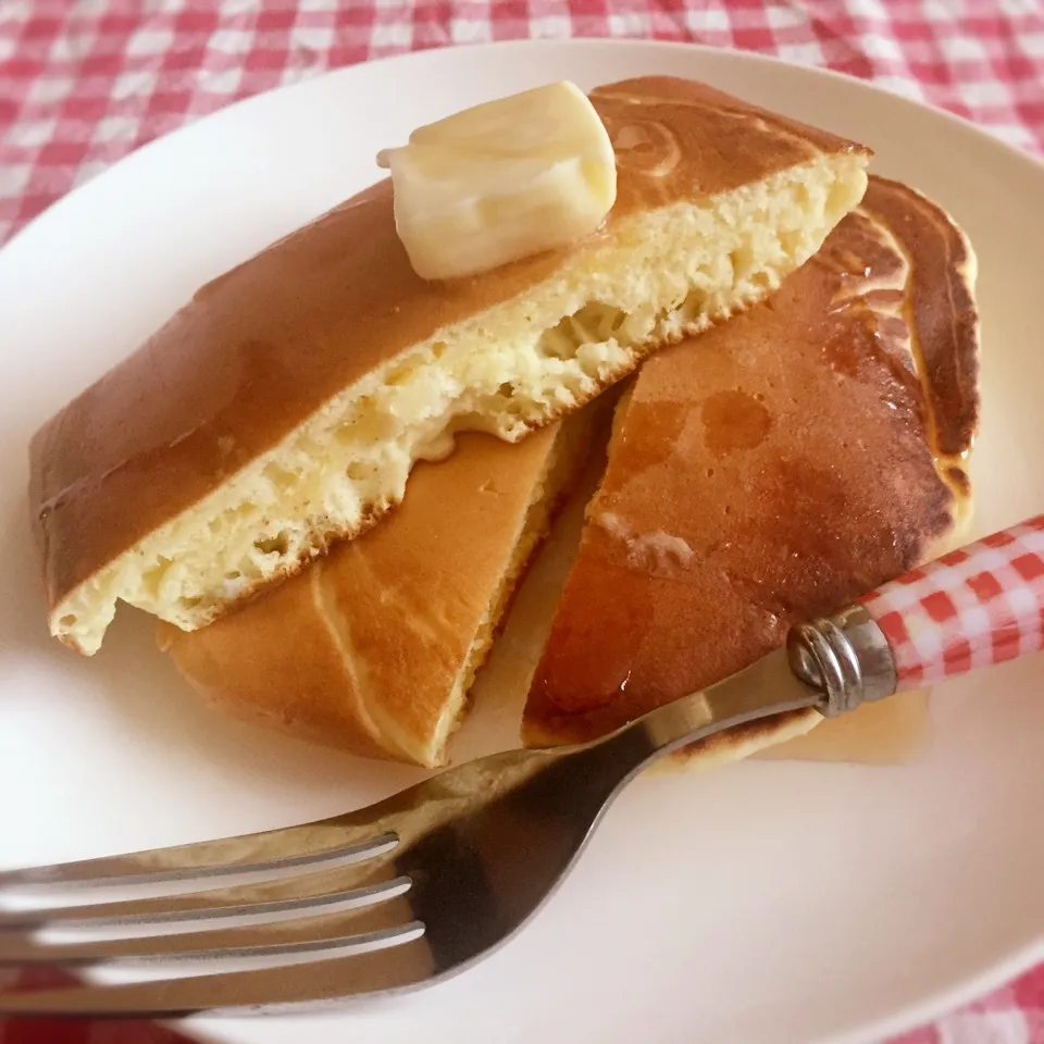 ふんわりホットケーキでモーニング|みおさん