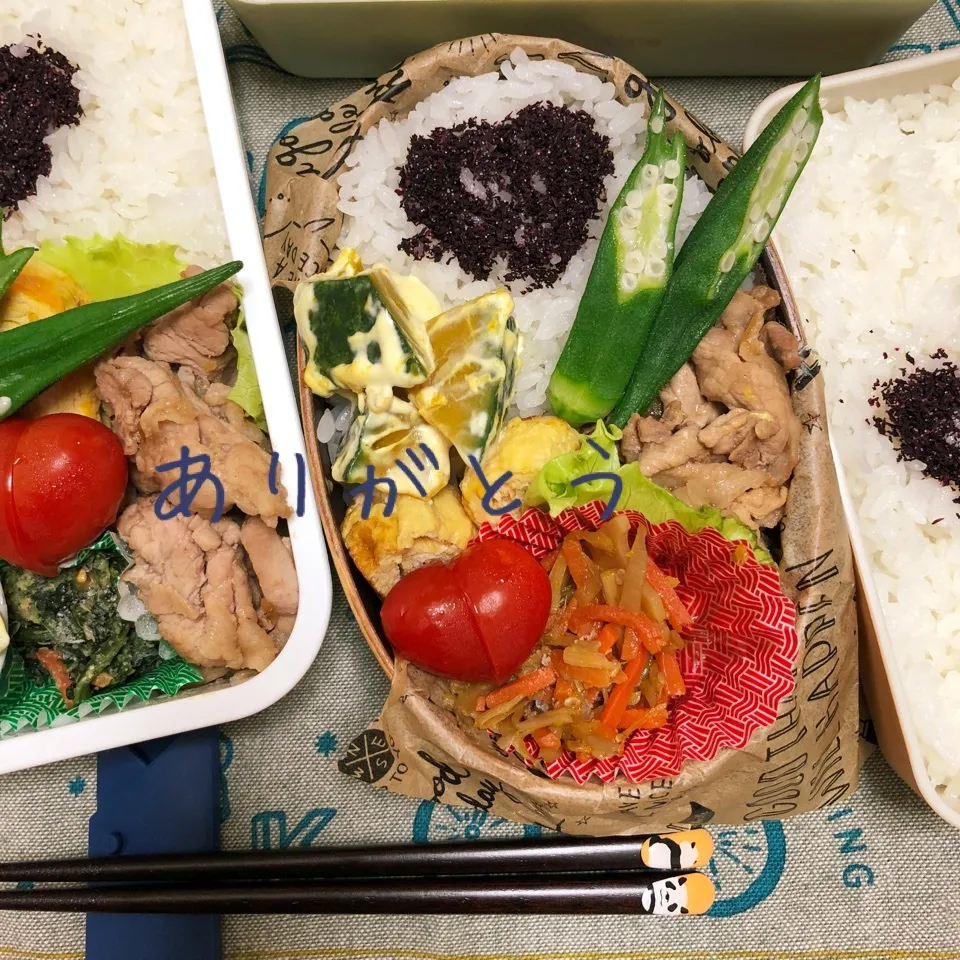 俺様弁当💞長女弁当💞私弁当💞|Rie Naganoさん