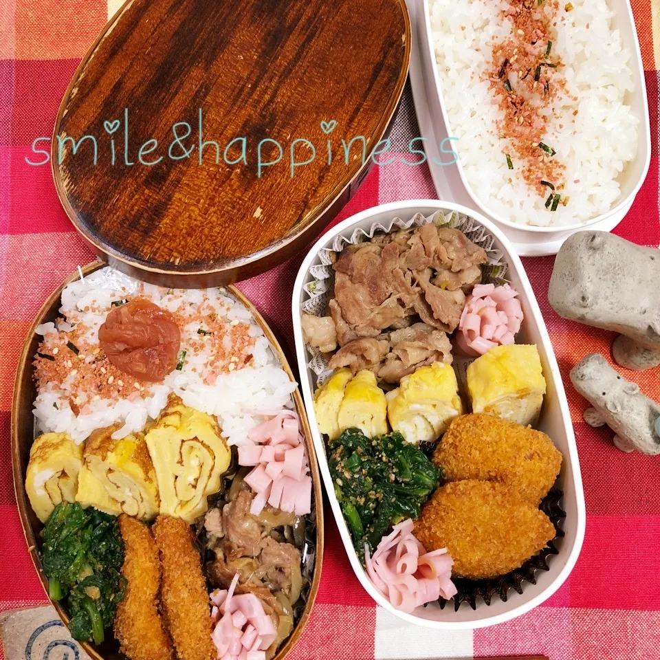 Snapdishの料理写真:次女弁当💞私弁当💞|Rie Naganoさん