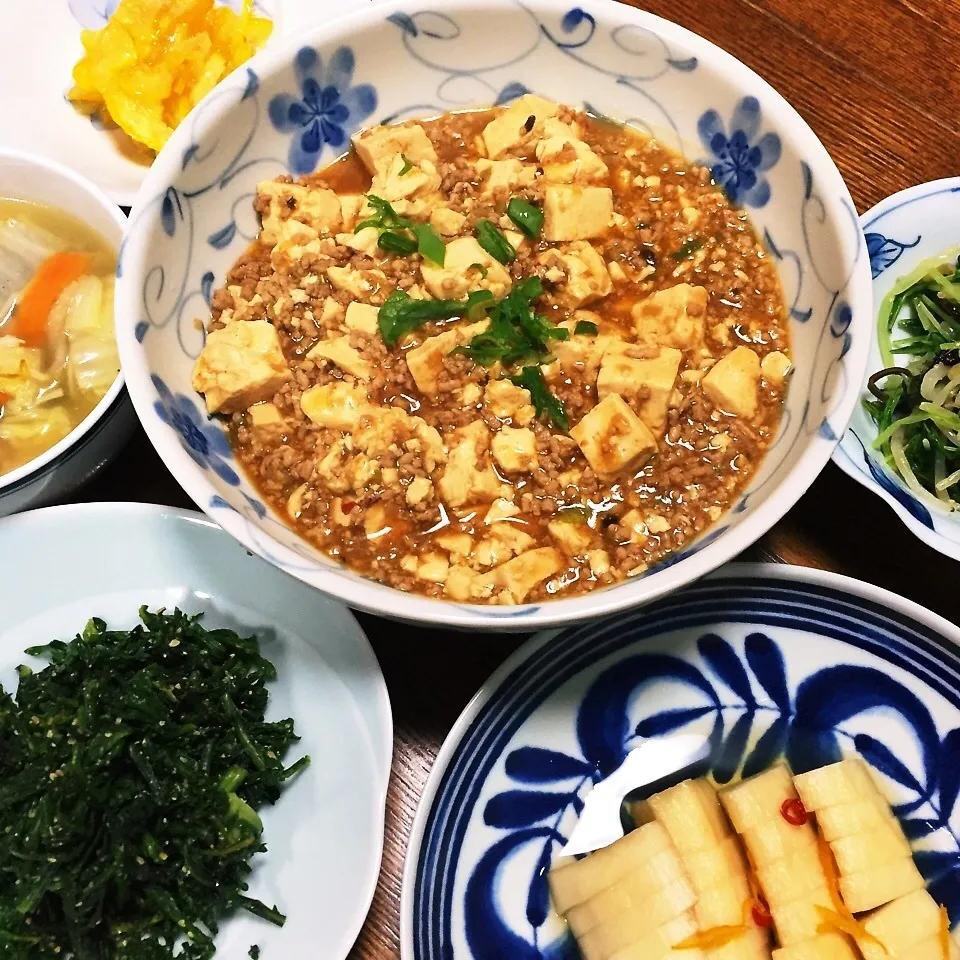 キラキラさん「本格麻婆豆腐」で美味しい夕食|かずぴょんさん