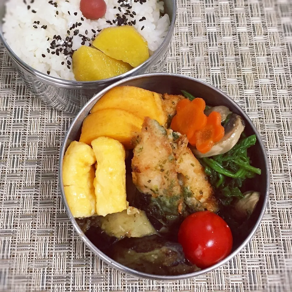 鶏むね肉の磯揚げ弁当（娘用）|かずぴょんさん