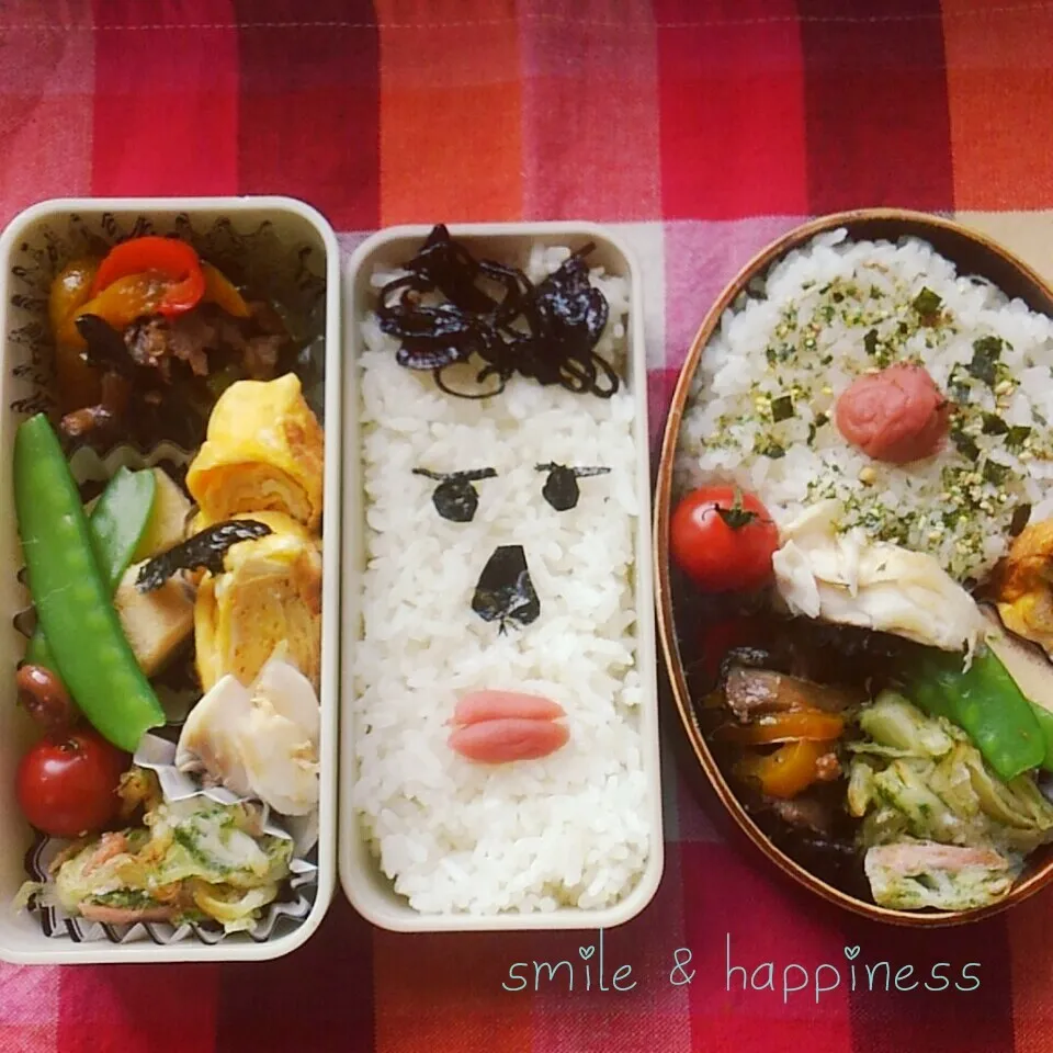 Snapdishの料理写真:娘弁当💕私弁当💕(ふふふ、久しぶり〜♡)|Rie Naganoさん