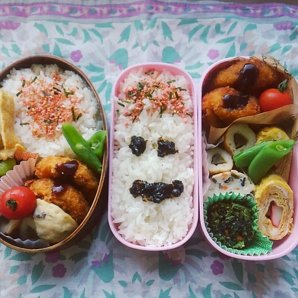 娘弁当💕私弁当💕(朝・・・)|Rie Naganoさん