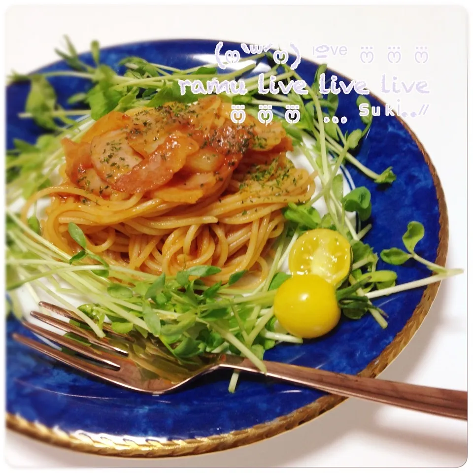 🍅あっと言う間に出来ちゃう 生パスタ風 ナポリタン…🍅|ヒロさん