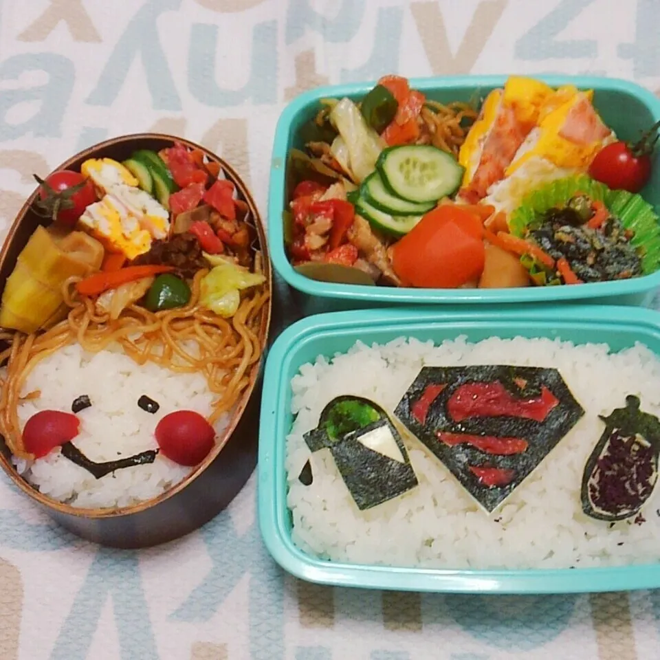 Snapdishの料理写真:娘弁当💕私弁当💕(肌寒い)|Rie Naganoさん