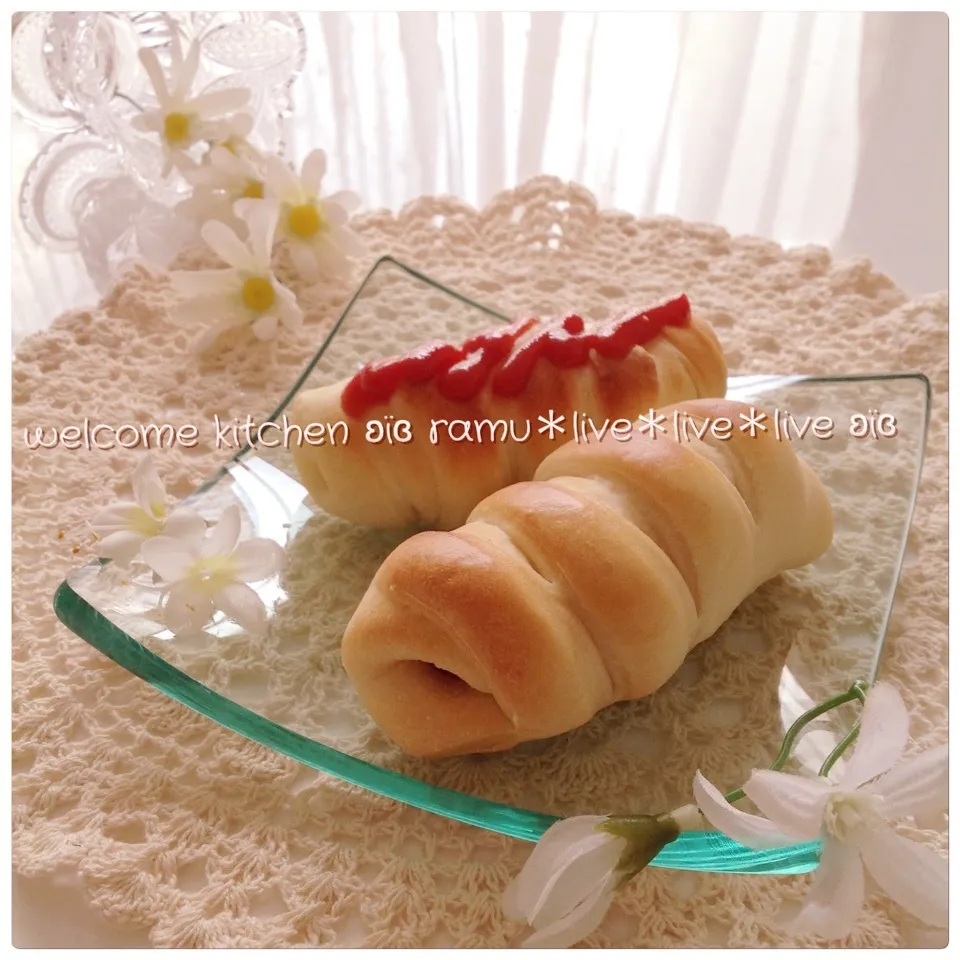 🌸マリンちゃんの🎶湯種 ウインナー くるくる パン 🌸|ヒロさん