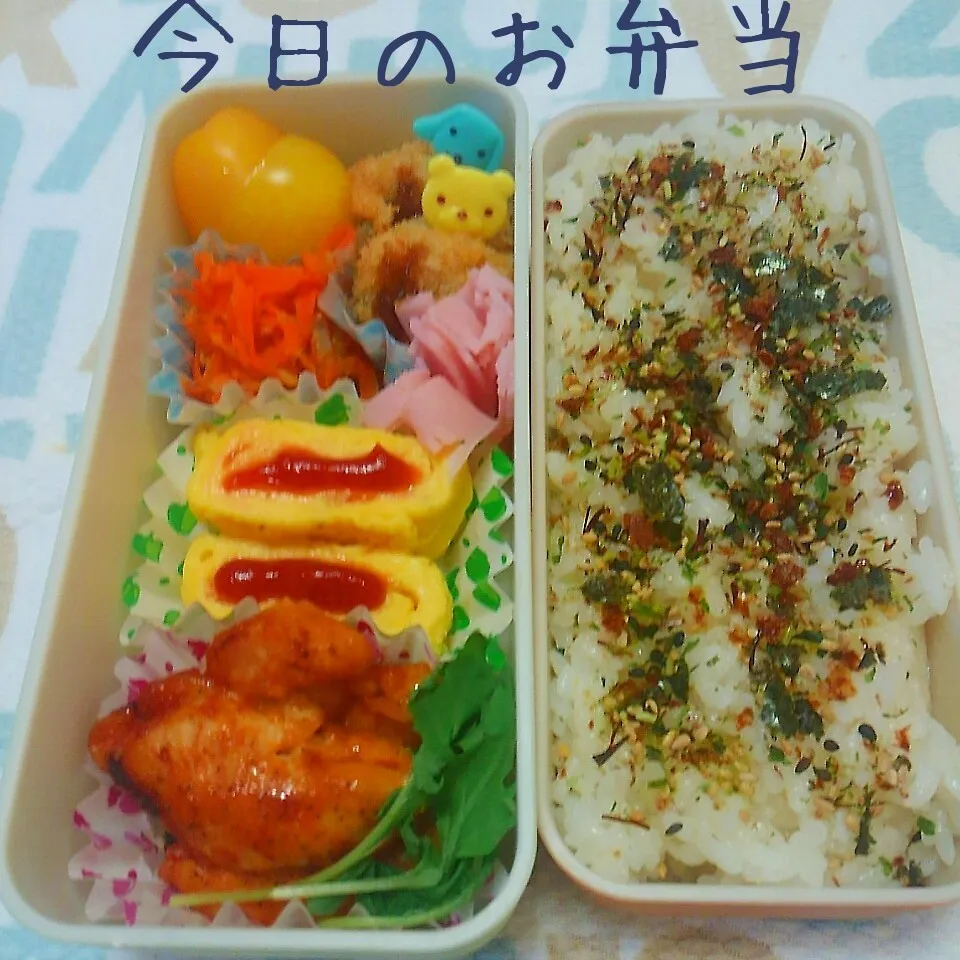 Snapdishの料理写真:娘弁当💕|Rie Naganoさん