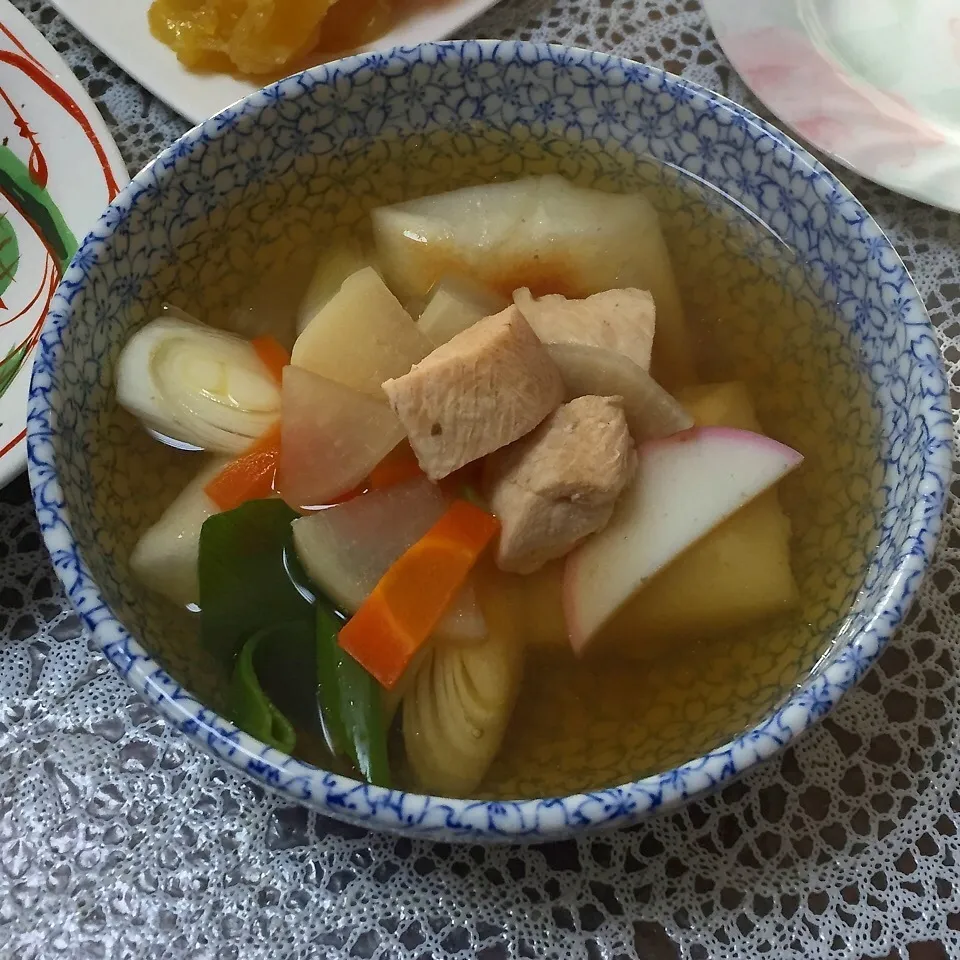 実家☆関東風のお雑煮|かずぴょんさん