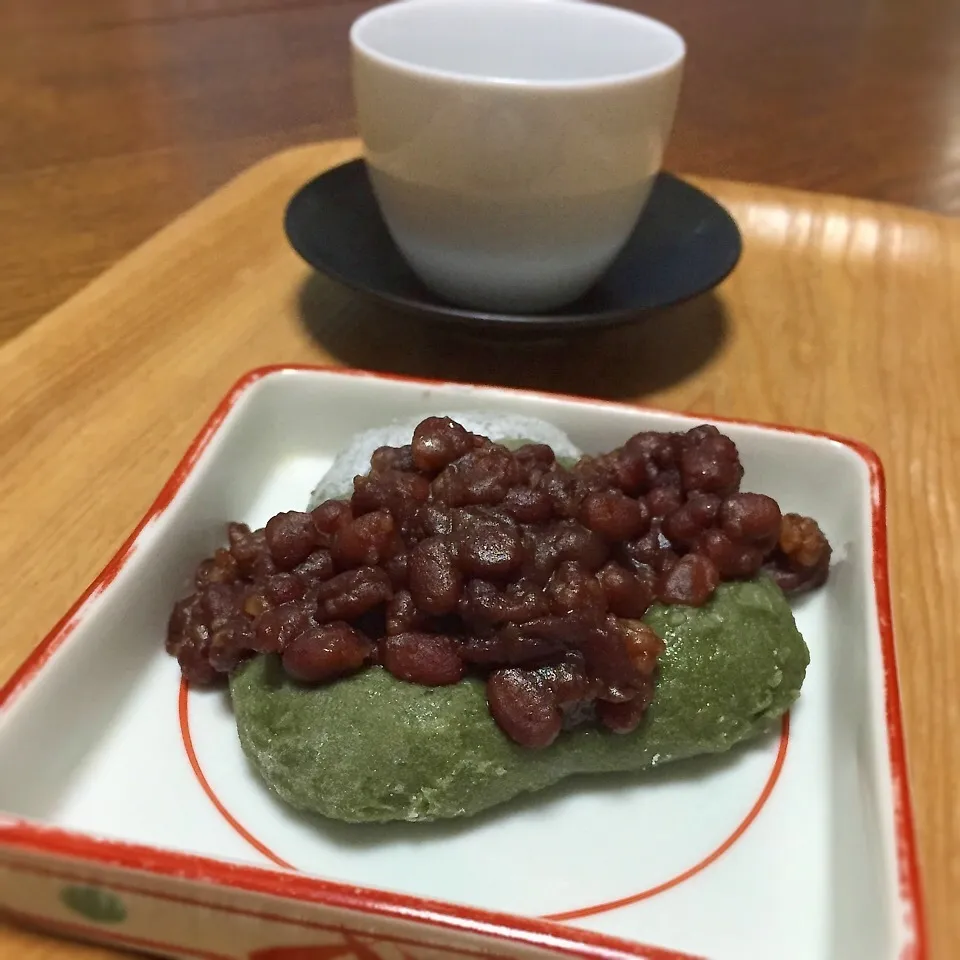 HBで草餅作り ☆ 小豆ことこと餡子作り|かずぴょんさん