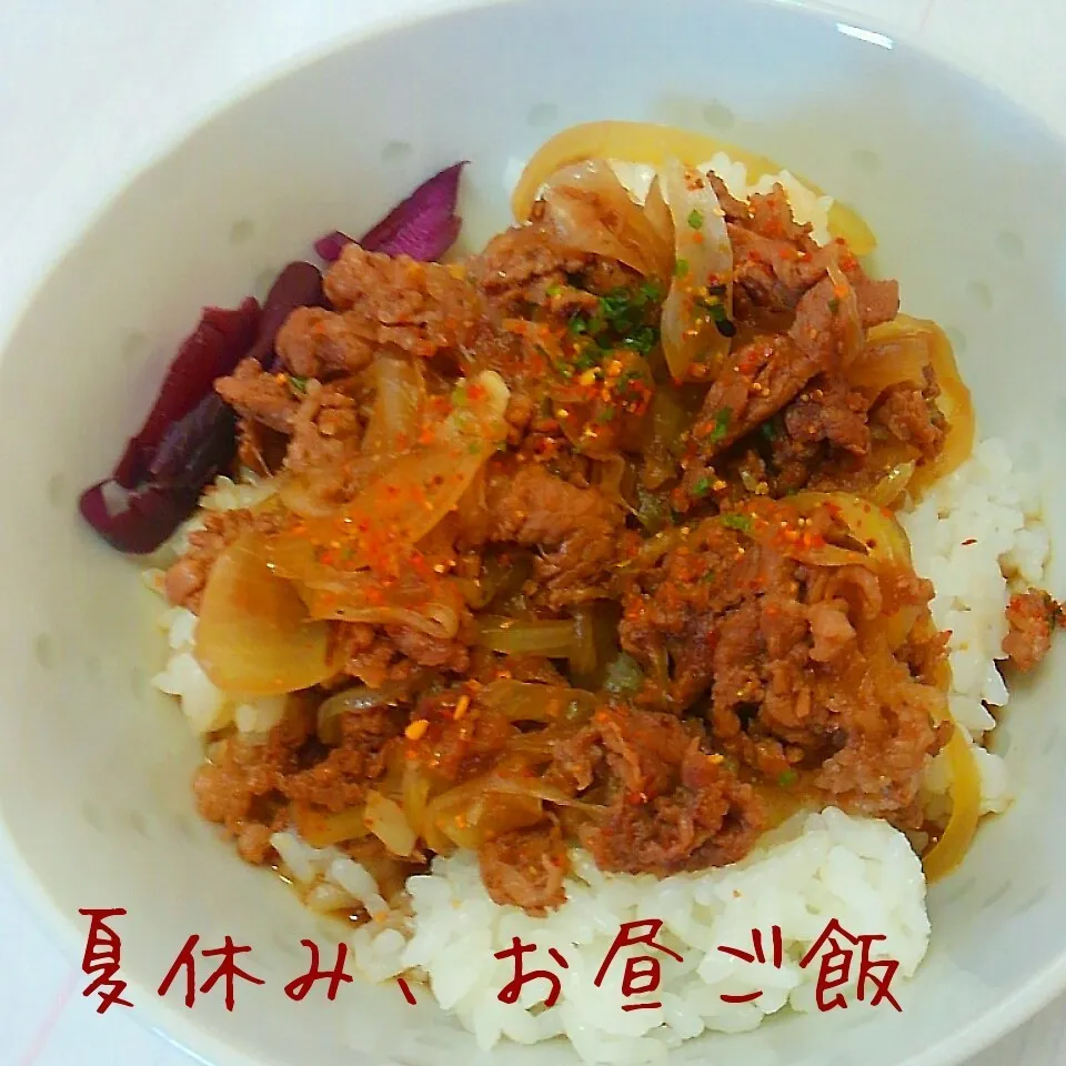 暑くて食欲がわかない…甘口牛丼|Rie Naganoさん