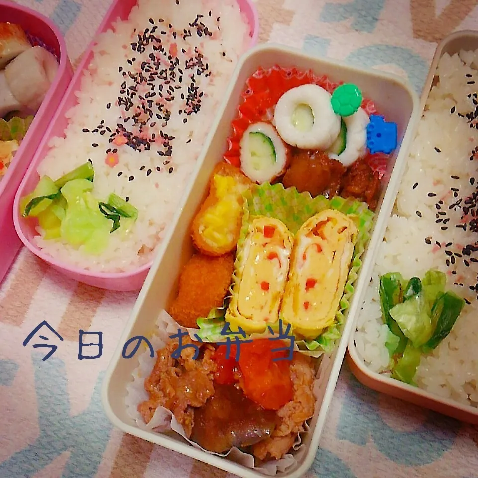 今日の娘弁当、私弁当💕|Rie Naganoさん