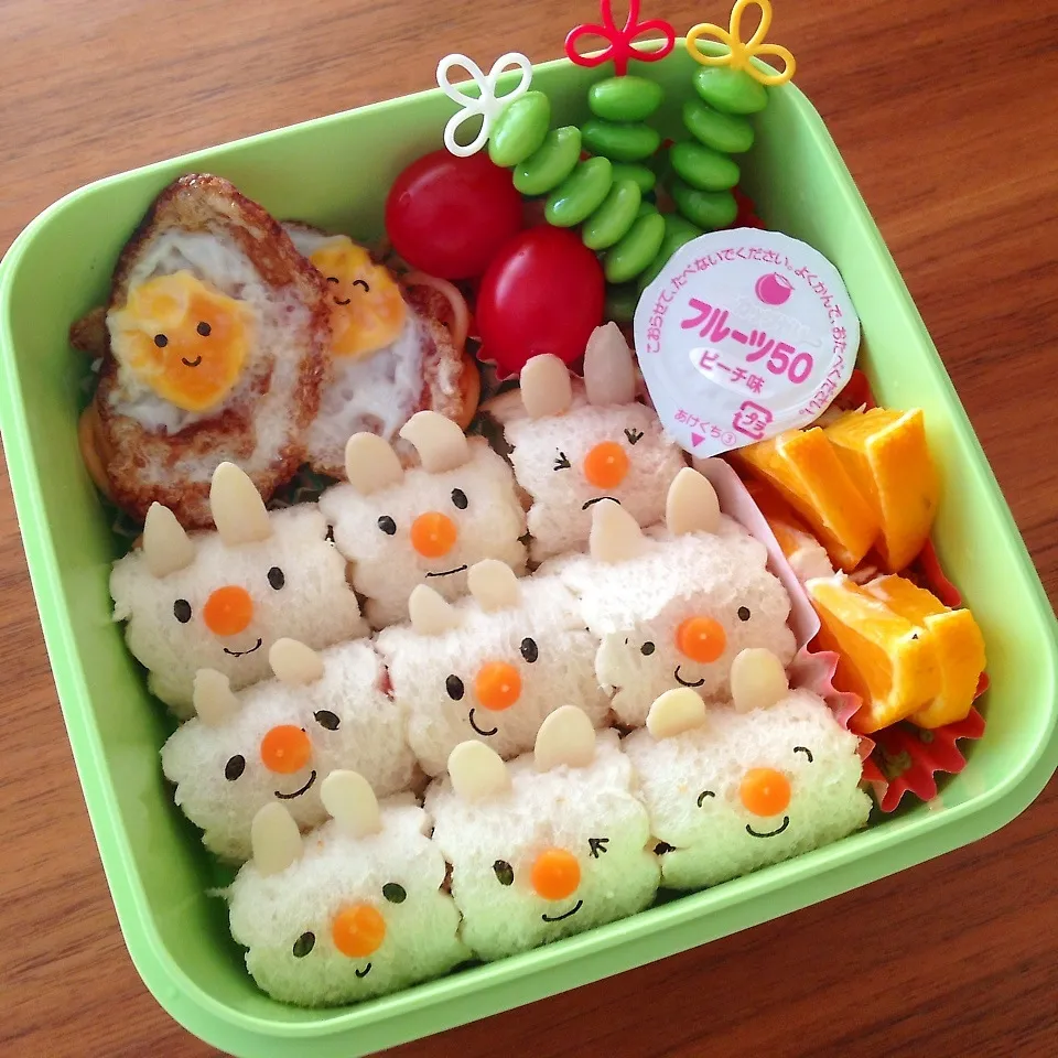 秋の遠足弁当|よしこ虫さん