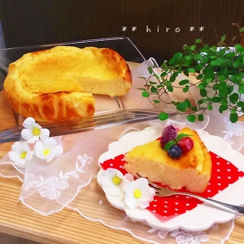 Snapdishの料理写真:❃ ヨーグルトHM簡単濃厚チーズケーキ ❃|ヒロさん