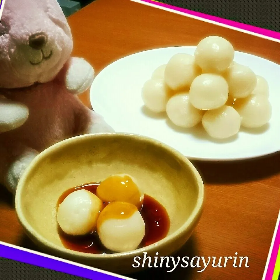 Snapdishの料理写真:十三夜さんのお団子🍡|さゆりんさん