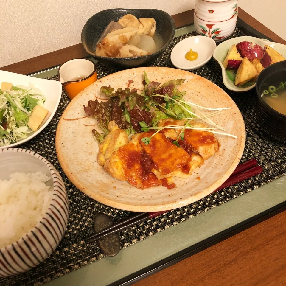 Snapdishの料理写真:入院3日目。夜ご飯☆|maronさん