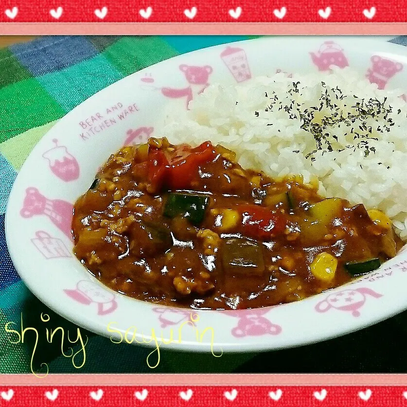 なすとツナの夏野菜カレー♪|さゆりんさん