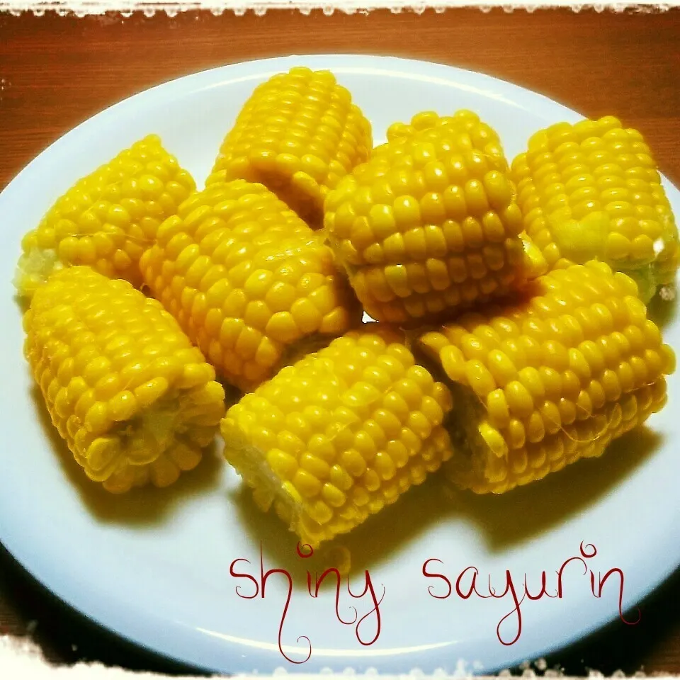 今年初のとうもろこし🌽♡﻿|さゆりんさん