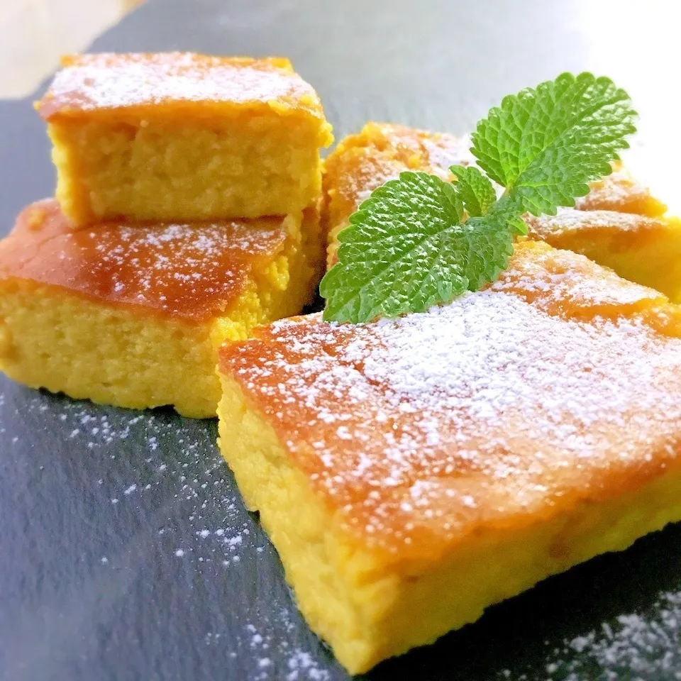 momoさんのかぼちゃと酒粕の濃厚ケーキ|9421beruさん