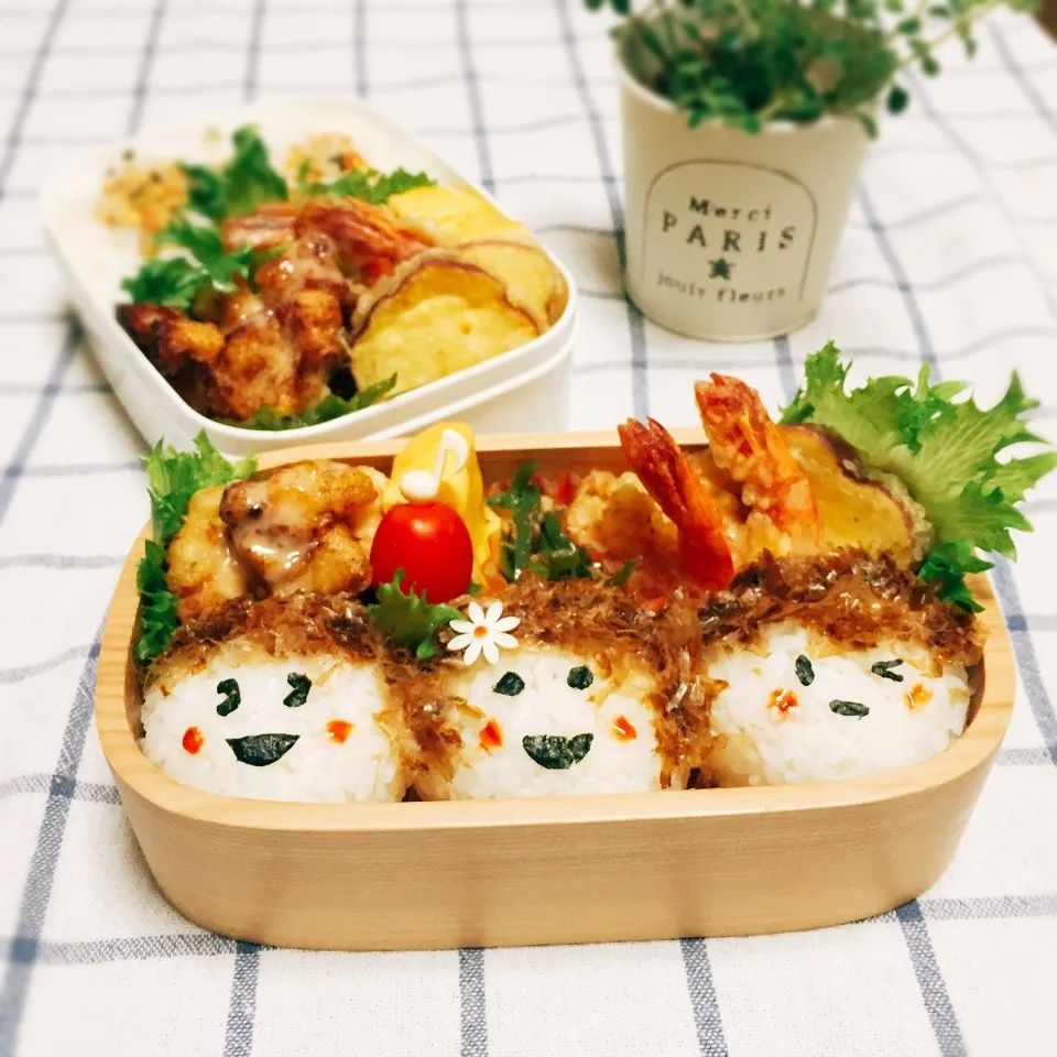 息子＆娘お弁当♪|れもんてぃさん