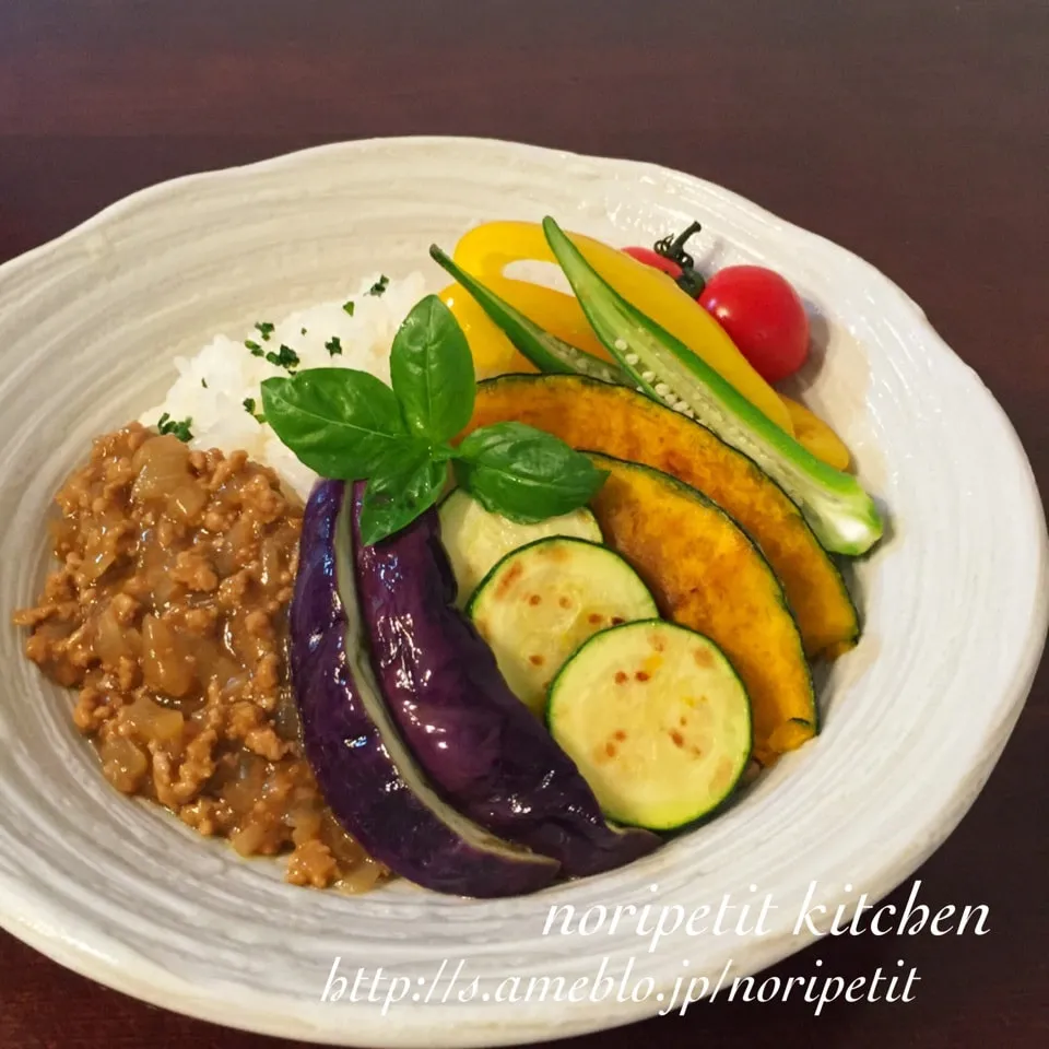 パパッと簡単♡夏野菜たっぷ〜り♡キーマカレー|noripetit(のりP)さん