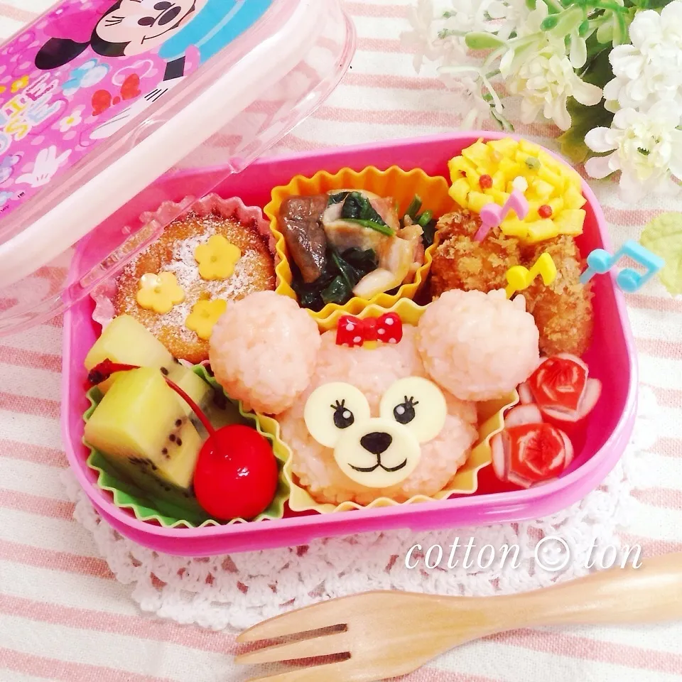 たらこおにぎりで♪シェリーメイちゃんのお弁当♡|こっとんとんさん